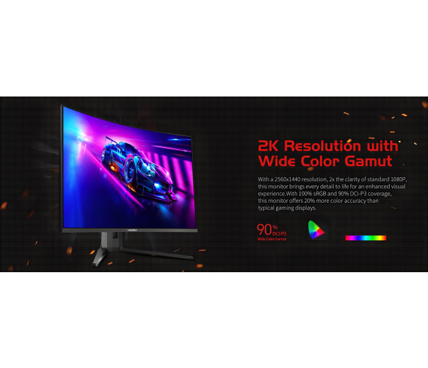 KOORUI G3221SC VA Curved 170 Hz 1ms - 1365784 - zdjęcie 12